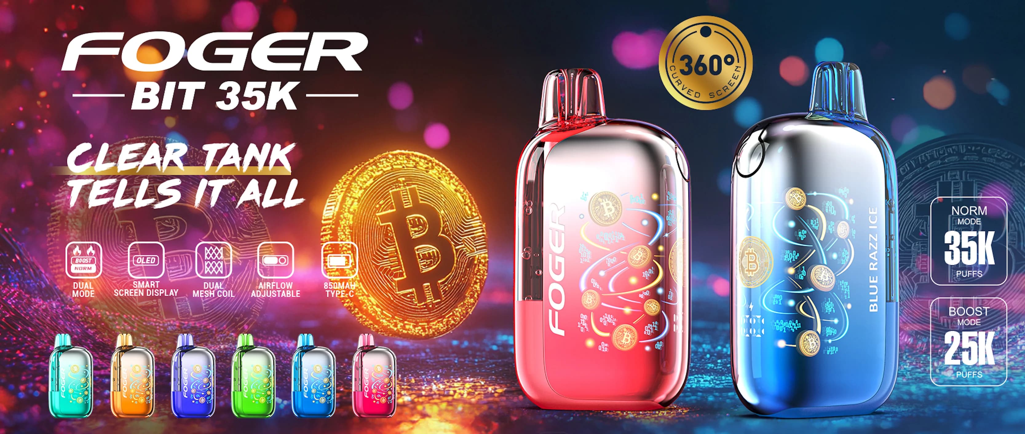 Foger Switch Pro 30000 Smart Screen Disposable Vape Kit