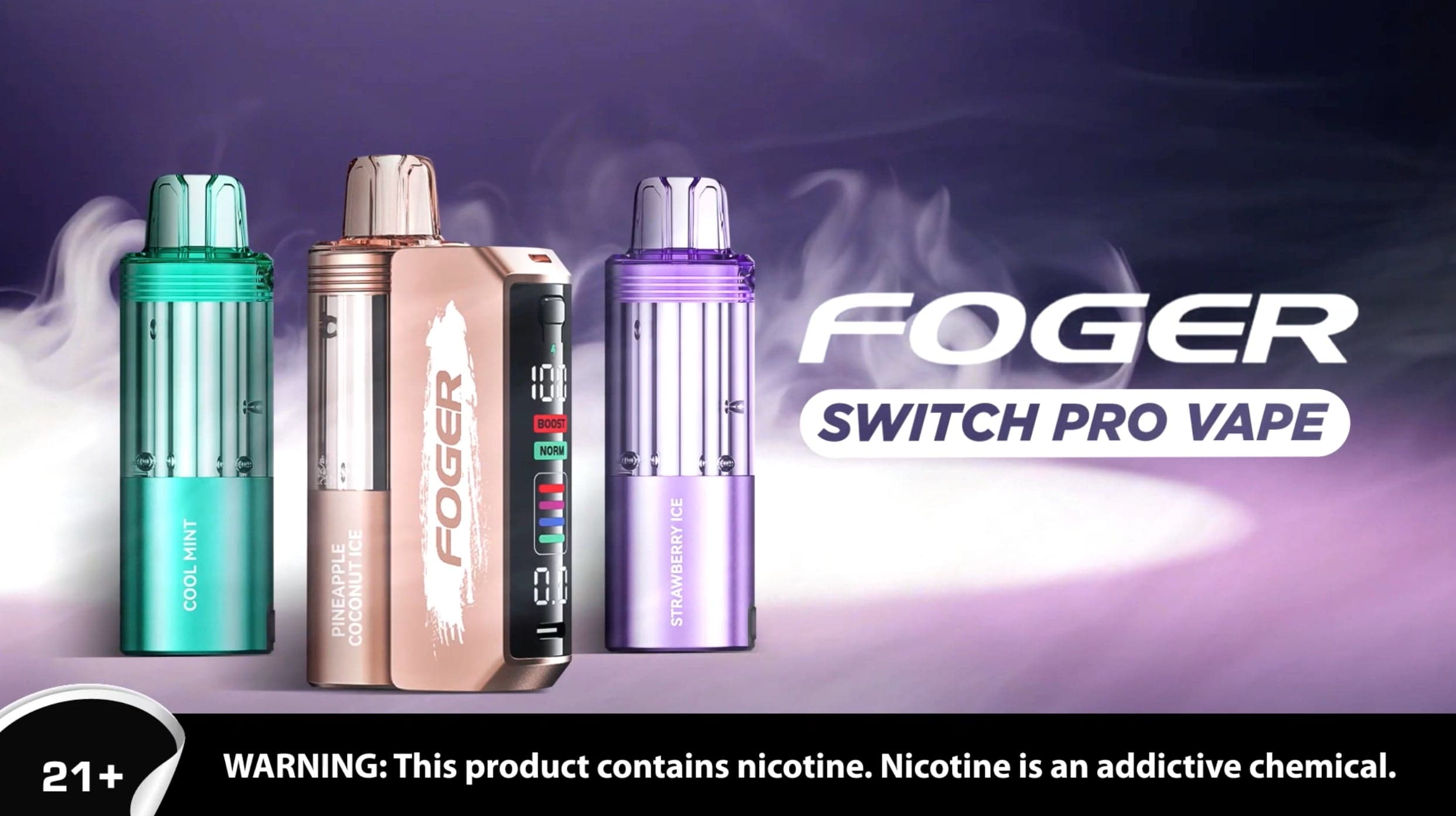 Foger Switch Pro Video Showcase and Zero Nicotine Edition